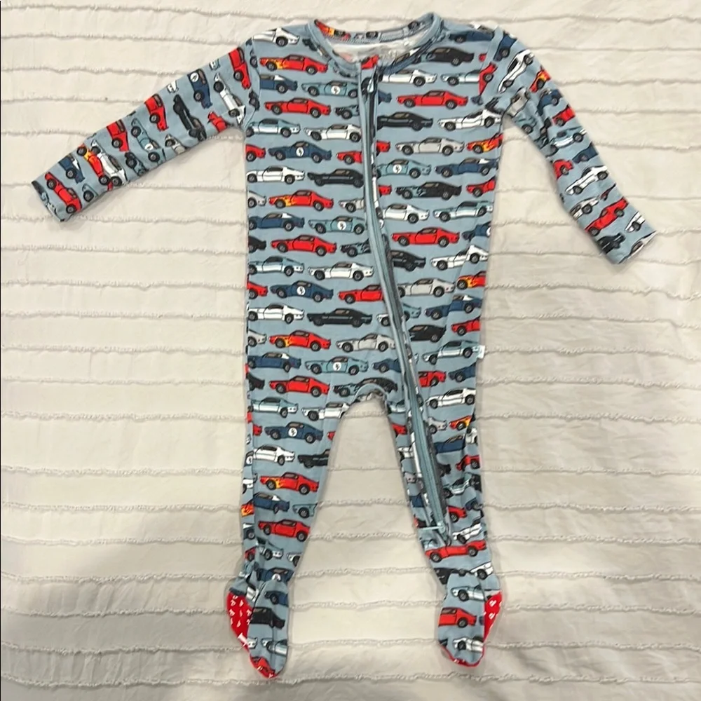 Kids Car Print One Piece - Picture 1 of 2